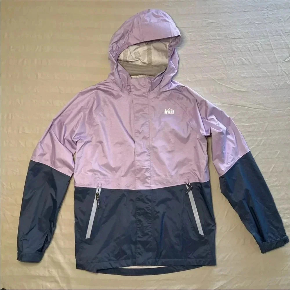 REI Co-op Rain Jacket Girls 10-12